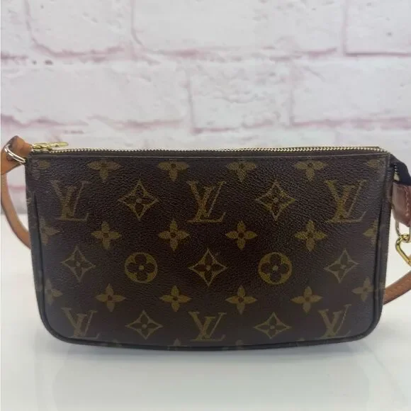 Louis Vuitton Brown Monogram Pochette Accessories Women's Bag - Picture 4 of 14